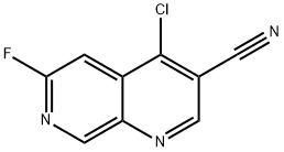 4-chloro-6-fluoro-1,7-naphthyridine-3-carbonitrile