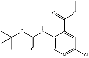 methyl 5-{[(tert-butoxy)carbonyl]amino}-2-chloropyridine-4-carboxylate