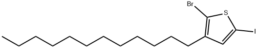 2-Bromo-3-dodecyl-5-iodothiophene (stabilized with Copper chip)