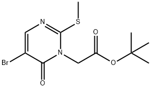 tert-Butyl 5-bromo-2-(methylthio)-6-oxopyrimidine-1-acetate