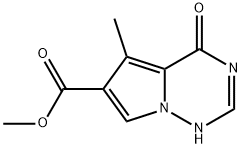 methyl 5-methyl-4-oxo-3H,4H-pyrrolo[2,1-f][1,2,4]triazine-6-carboxylate