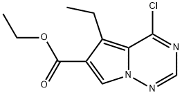 ethyl 4-chloro-5-ethylpyrrolo[2,1-f][1,2,4]triazine-6-carboxylate
