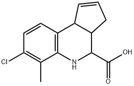 7-Chloro-6-methyl-3a,4,5,9b-tetrahydro-3H-cyclopenta[c]quinoline-4-carboxylic acid