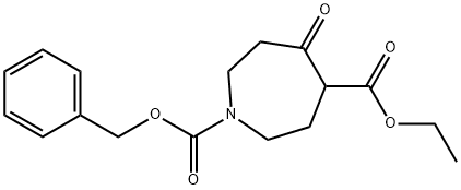 1-benzyl 4-ethyl 5-oxoazepane-1,4-dicarboxylate
