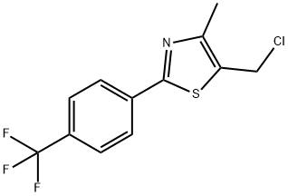 5-(Chloromethyl)-4-methyl-2-[4-(trifluoromethyl)phenyl]-1,3-thiazole