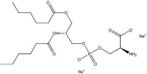 1,2-dihexanoyl-sn-glycero-3-phospho-L-serine (sodium salt)