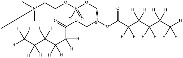 1,2-dihexanoyl-d22-sn-glycero-3-phosphocholine