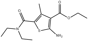 Ethyl 2-amino-5-(diethylcarbamoyl)-4-methylthiophene-3-carboxylate