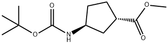 methyl (1S,3S)-3-{[(tert-butoxy)carbonyl]amino}cyclopentane-1-carboxylate