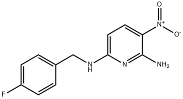 2-Amino-3-nitro-6-(4-fluorobenzylamino)pyridine