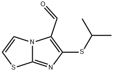 6-(Isopropylthio)imidazo[2,1-b]thiazole-5-carbaldehyde