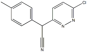 2-(6-Chloropyridazin-3-yl)-2-p-tolylacetonitrile