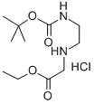 Ethyl 2-((2-((tert-butoxycarbonyl)amino)ethyl)amino)acetate hydrochloride
