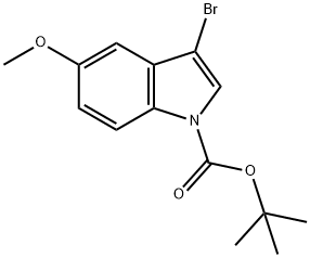 3-Bromo-5-methoxyindole-1-carboxylic acid tert-butyl ester
