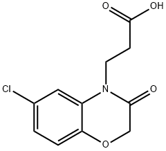 6-Chloro-2,3-dihydro-3-oxo-4H-1,4-benzoxazine-4-propionic acid