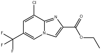 Ethyl 8-chloro-6-(trifluoromethyl)imidazo[1,2-a]pyridine-2-carboxylate