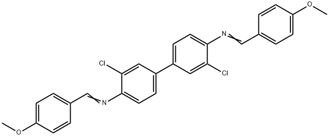 3,3'-Dichloro-N,N'-bis(4-methoxybenzylidene)benzidine