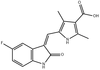 (Z)-5-((5-Fluoro-2-oxoindolin-3-ylidene)methyl)-2,4-dimethyl-1H-pyrrole-3-carboxylic acid
