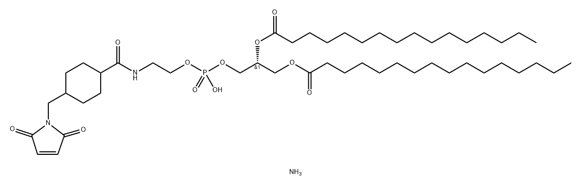 1,2-dipalmitoyl-sn-glycero-3-phosphoethanolamine-N-[4-(p-maleimidomethyl)cyclohexane-carboxamide] (sodium salt)