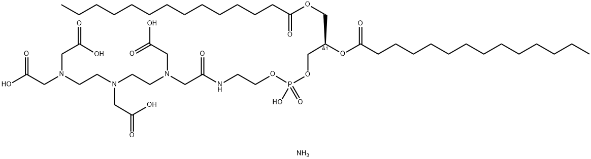 1,2-dimyristoyl-sn-glycero-3-phosphoethanolamine-N-diethylenetriaminepentaacetic acid (ammonium salt)