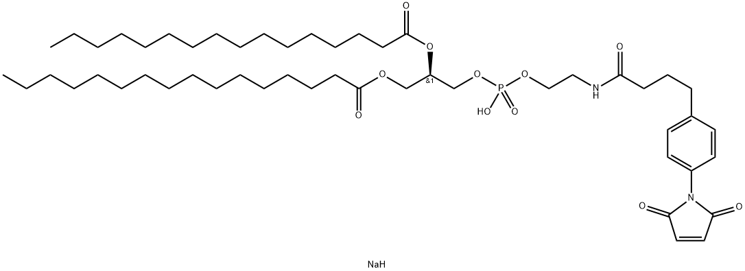 1,2-dipalmitoyl-sn-glycero-3-phosphoethanolamine-N-[4-(p-maleimidophenyl)butyramide] (sodium salt)