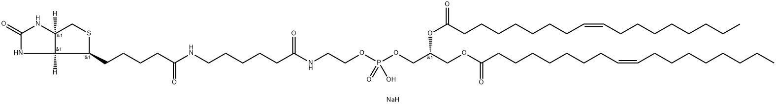 1,2-dioleoyl-sn-glycero-3-phosphoethanolamine-N-(cap biotinyl) (sodium salt)