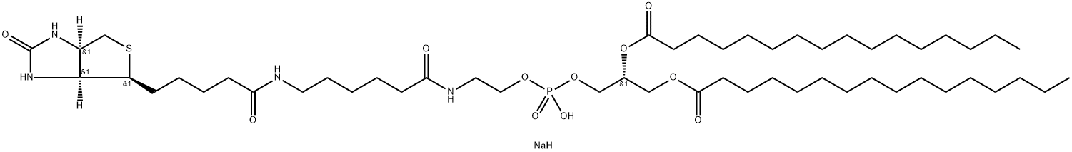 1,2-dipalmitoyl-sn-glycero-3-phosphoethanolamine-N-(cap biotinyl) (sodium salt)