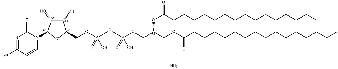 1,2-dipalmitoyl-sn-glycero-3-(cytidine diphosphate) (ammonium salt)