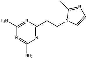 2,4-Diamino-6-[2-(2-methyl-1-imidazolyl)ethyl]-1,3,5-triazine