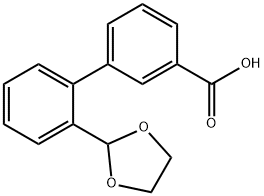 2'-(1,3-Dioxolan-2-yl)biphenyl-3-carboxylic acid