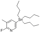 2-Fluoro-3-methyl-5-(tributylstannyl)pyridine