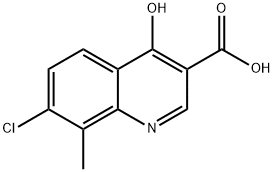 7-Chloro-4-hydroxy-8-methylquinoline-3-carboxylic acid