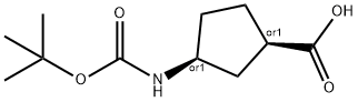 (1S,3R)-rel-3-{[(tert-butoxy)carbonyl]amino}cyclopentane-1-carboxylic acid