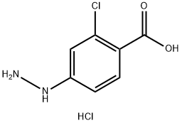 2-Chloro-4-hydrazinylbenzoic acid hydrochloride