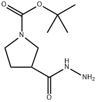 tert-butyl 3-(hydrazinecarbonyl)pyrrolidine-1-carboxylate