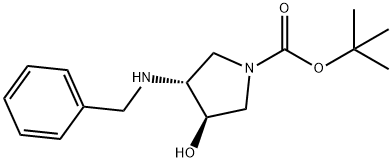 tert-butyl (3R,4R)-3-(benzylamino)-4-hydroxypyrrolidine-1-carboxylate