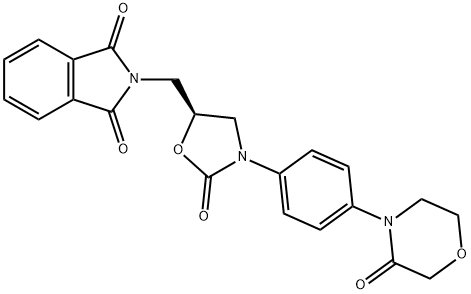 2-[[(5S)-2-Oxo-3-[4-(3-oxo-4-morpholinyl)phenyl]-5-oxazolidinyl]methyl]-1H-isoindole-1,3(2H)-dione