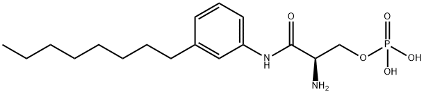 (R)-phosphoric acid mono-[2-amino-2-(3-octyl-phenylcarbamoyl)-ethyl] ester