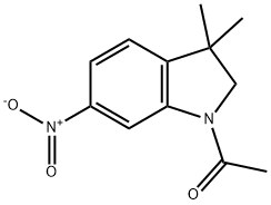 1-(3,3-dimethyl-6-nitro-2,3-dihydro-1H-indol-1-yl)ethan-1-one