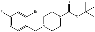 1-(4-BOC-Piperazinomethyl)-2-bromo-4-fluorobenzene