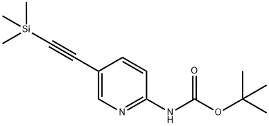 (5-Trimethylsilanylethynyl-pyridin-2-yl)-carbamic acid tert-butyl ester