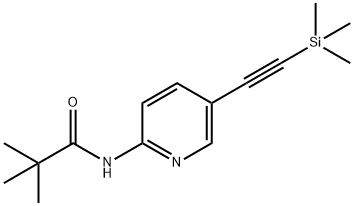 2,2-Dimethyl-N-(5-trimethylsilanylethynyl-pyridin-2-yl)-propionamide