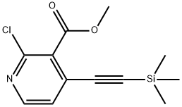 2-Chloro-4-trimethylsilanylethynyl-nicotinic acid methyl ester