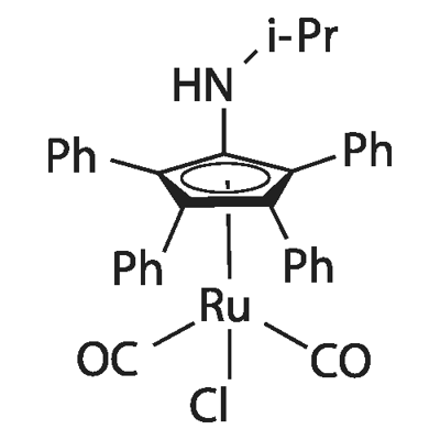 Chlorodicarbonyl(1-(isopropylamino)-2,3,4,5-tetraphenylcyclo