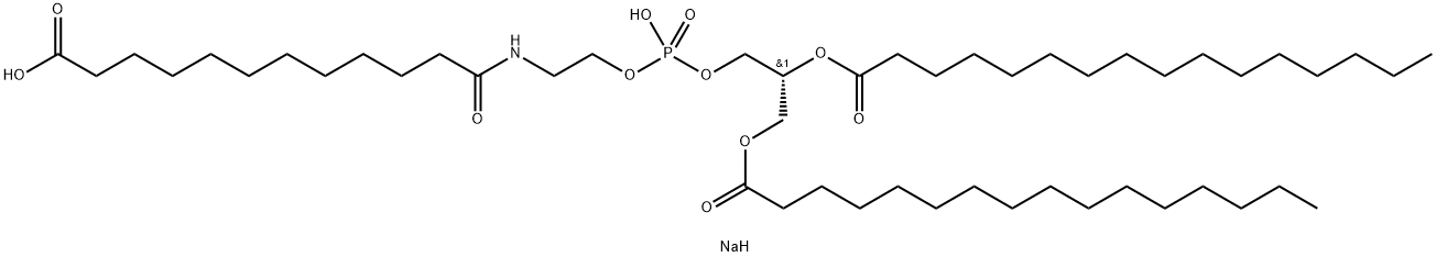 1,2-dipalmitoyl-sn-glycero-3-phosphoethanolamine-N-(dodecanoyl) (sodium salt)