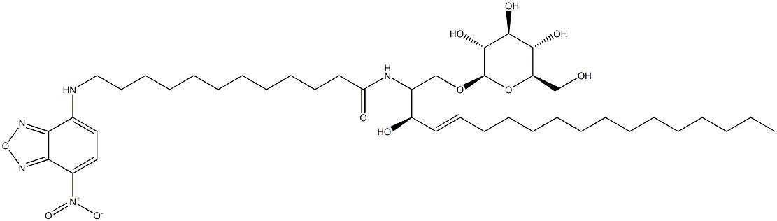 N-[12-[(7-nitro-2-1,3-benzoxadiazol-4-yl)amino]dodecanoyl]-D-glucosyl-β1-1'-sphingosine