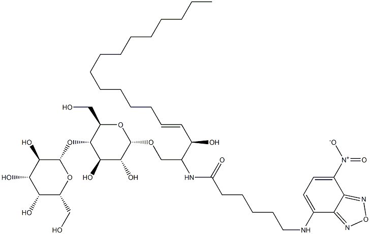 N-[6-[(7-nitro-2-1,3-benzoxadiazol-4-yl)amino]hexanoyl]-D-lactosyl-β1-1'-sphingosine
