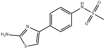 N-[4-(2-Amino-1,3-thiazol-4-yl)phenyl]methanesulfonamide