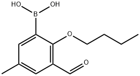 2-Butoxy-3-formyl-5-methylphenylboronic acid