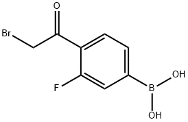 4-Bromoacetyl-3-fluorophenylboronic acid